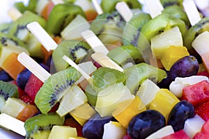 Fresh fruit kabobs