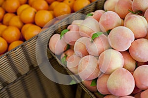 Fresh fruit, peach