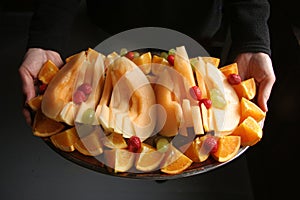 Fresh fruit platter