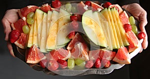 Fresh fruit platter