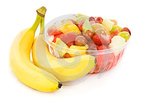 Fresh Fruit Salad with Bananas