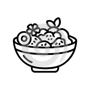 Fresh Fruit Salad Bowl for Healthy Eating