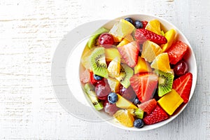 Fresh fruit salad photo