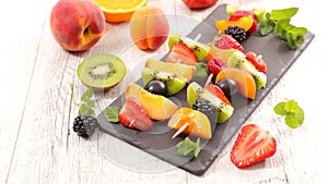 fresh fruit salad or snack on skewer