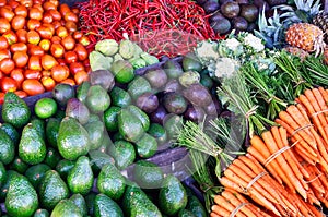 Fresh fruit on Traditional Market