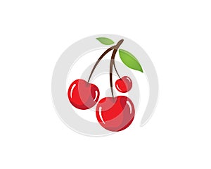 Fresh fruit vector icon illustration design