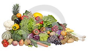 Fresh fruit and vegetable photo