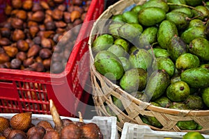 Fresh fruits in a local market in Bali