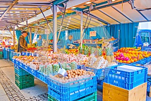 Fresh fruits in Salzburg Market, Austria