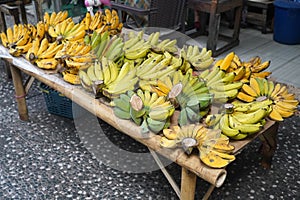 Fresh fruits sold in Situbondo traditional market, East Java, Indonesia