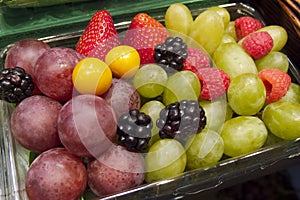 Fresh Fruits in Vancouver's Grandville Island Market