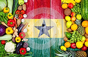 Fresh fruits and vegetables from Ghana