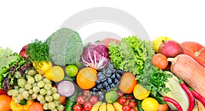 Fresh fruits and vegetables