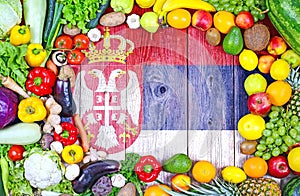 Fresh fruits and vegetables from Serbia