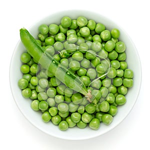 Fresh garden peas