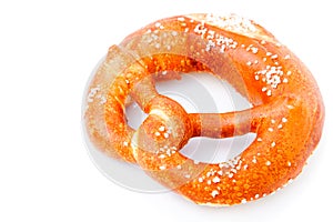 Fresh German pretzel (Bretzel) photo