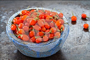 Fresh goji berries