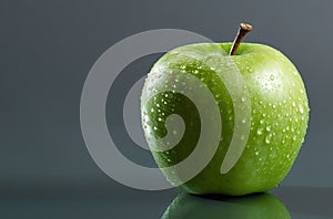 Fresh Granny Smith apple, Generative AI