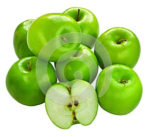 Fresh Granny Smith apples