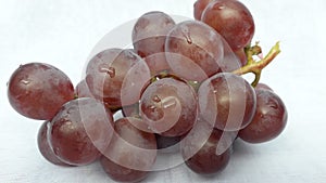Fresh grape or anggur in indonesia on white background