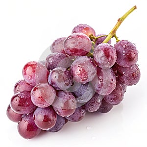 Fresh Grape isolated on white background photo