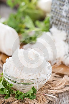 Fresh grated Horseradish