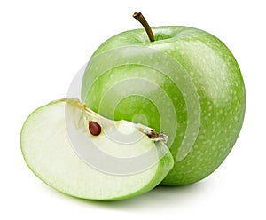 Fresh green apple fruits