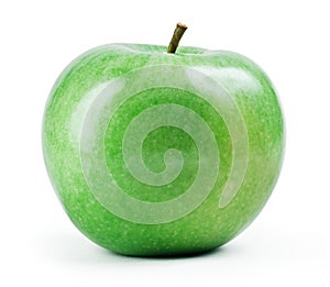 Fresh green apple isolated