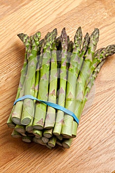 Fresh green asparagus