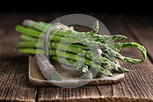 Fresh green Asparagus
