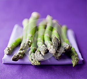 Fresh green asparagus