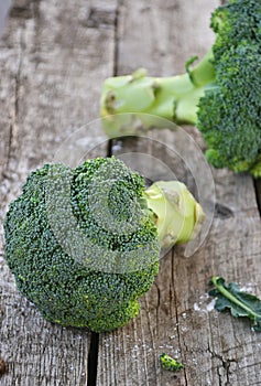 Fresh green broccol