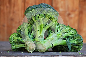 Fresh green broccoli