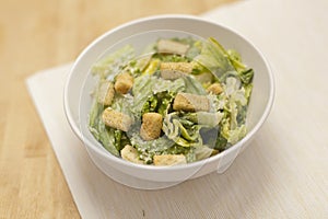 Fresh green Caeser Salad