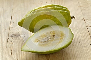 Fresh green Citrus medica