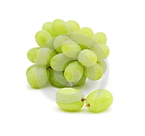 Fresh green grapes