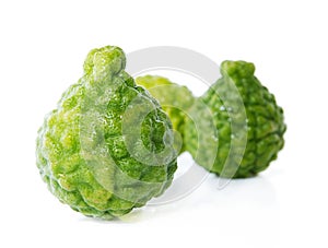 Fresh green lime. Kafir