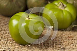 Fresh Green Organic Tomatillo