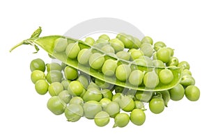 Fresh green peas