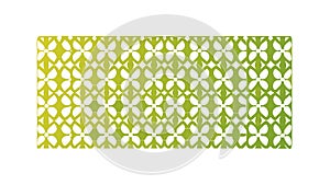 Fresh Green Repeating Geometric Pattern, vector design Generative AI