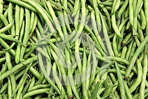 Fresh green string beans