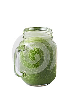 Fresh green vegetable smoothie