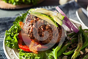 Fresh Grilled Paleo Hamburger