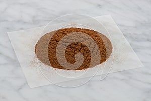 Fresh ground cinnamon