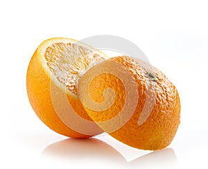 Fresh half orange