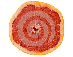 Fresh halve Pink Grapefruit