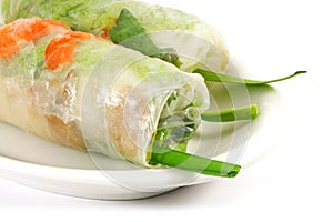 Fresh Handmade Spring Rolls