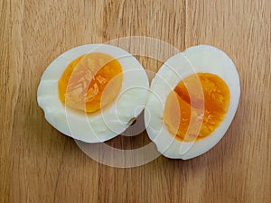 Fresh hard boiled eggs.