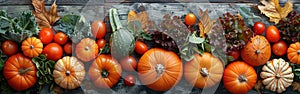 Fresh Harvest of Organic Vegetables on Table - Agriculture, Bio-Food Photography Background for Shopping Ventures