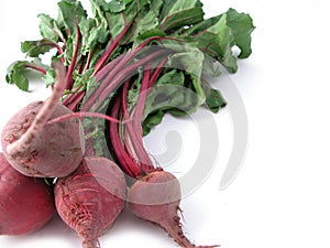 Fresh healthy bunch of beetroot